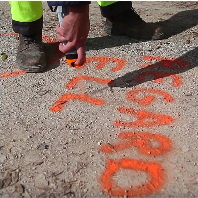 SOPPEC FARBA DROGOWA DO ZNAKOWANIA ŻÓŁTA 12szt Kolor żółty