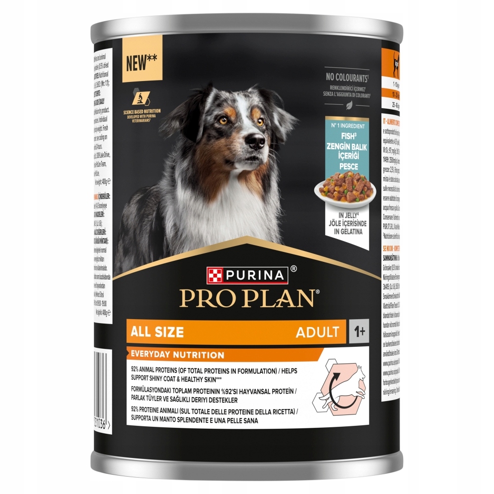 Levně Mokré krmivo pro psy Purina Pro Plan Adult Dog Fish v želé 12x400g