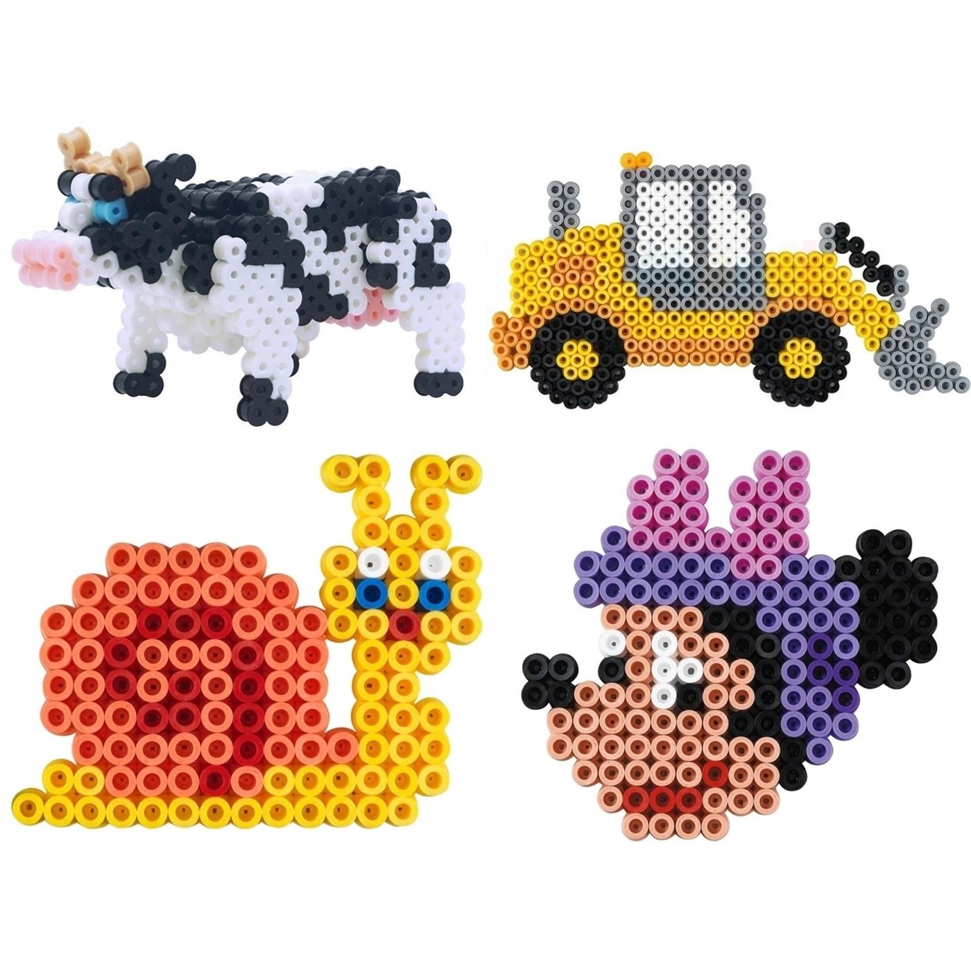 KOLOROWE KORALIKI DO PRASOWANIA SZABLONY 5000 SZT Wiek dziecka 3 lata +