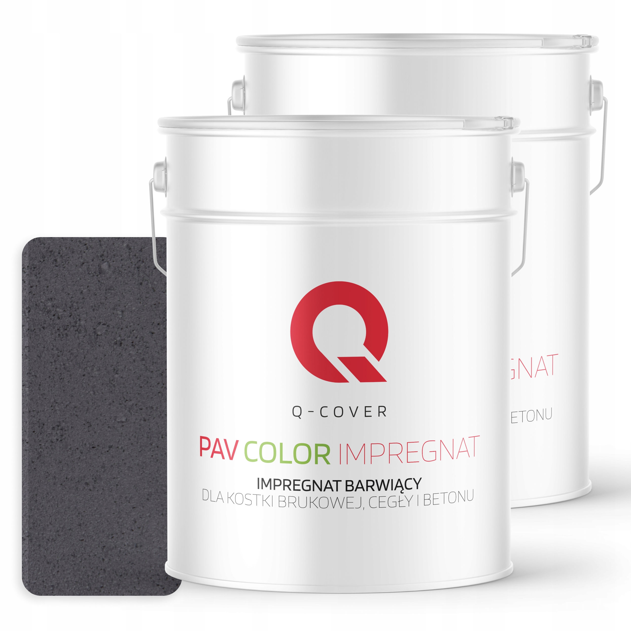 Impregnát Barvící kostka Bruk Mokrý Kámen 10L Barva Šedá Grafit