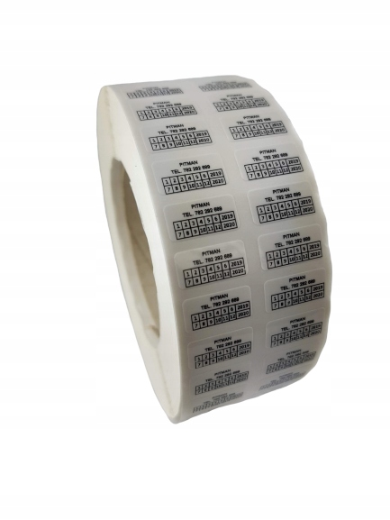 PLOMBA BIAŁA VOID 20*10 mm - 500 szt.