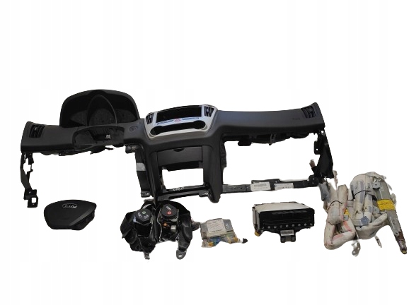 KIA CEED 1 I 06- DESKA KONSOLA PASY PODUSZKI KURTYNY MODUŁ 95910-1H000