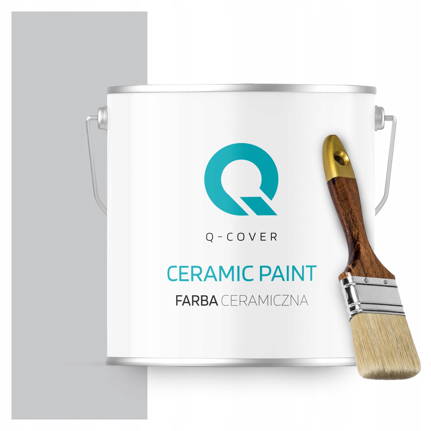 Keramická Farba Na Stenu Svetlosivá H1061 Odtieň Modrá 5L Matná Štetec