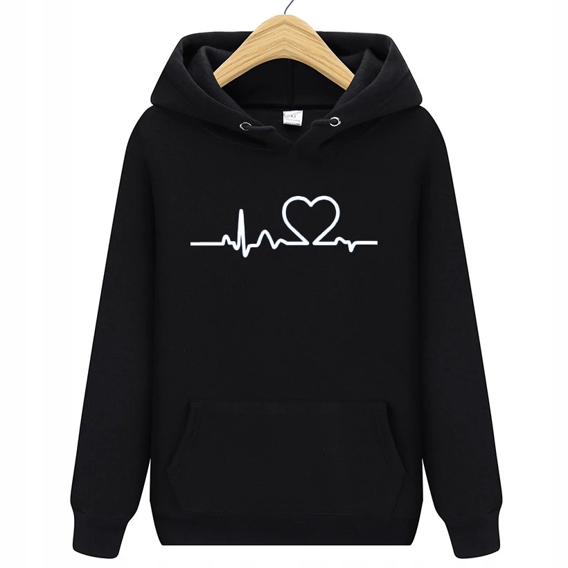 BLUZA SERCE LINIA ŻYCIA DAMSKA Z KAPTUREM - 2XL