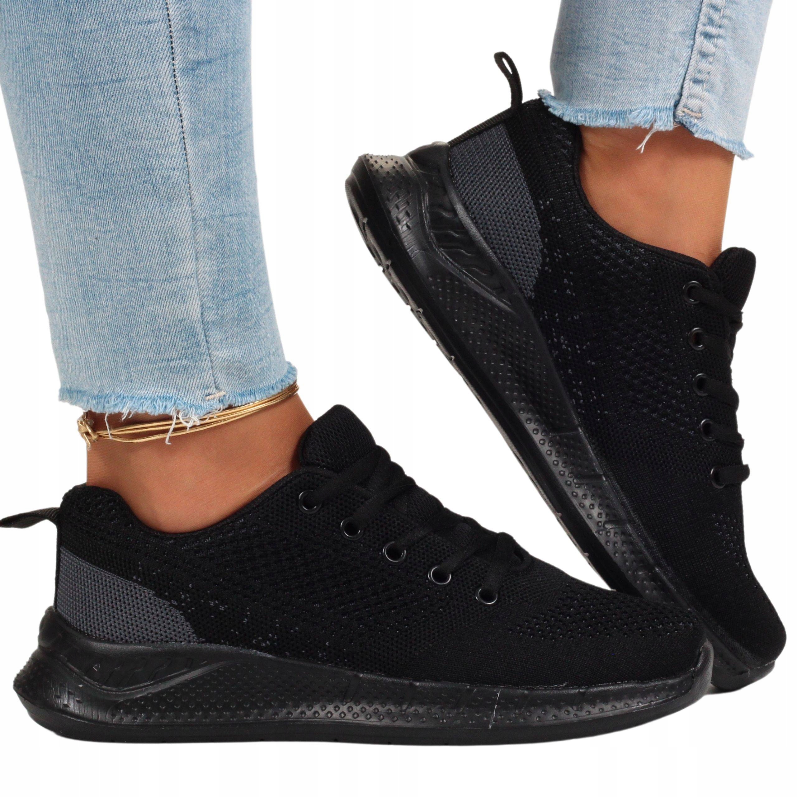 

Buty Damskie Obuwie Sportowe Sneakersy Wiązane