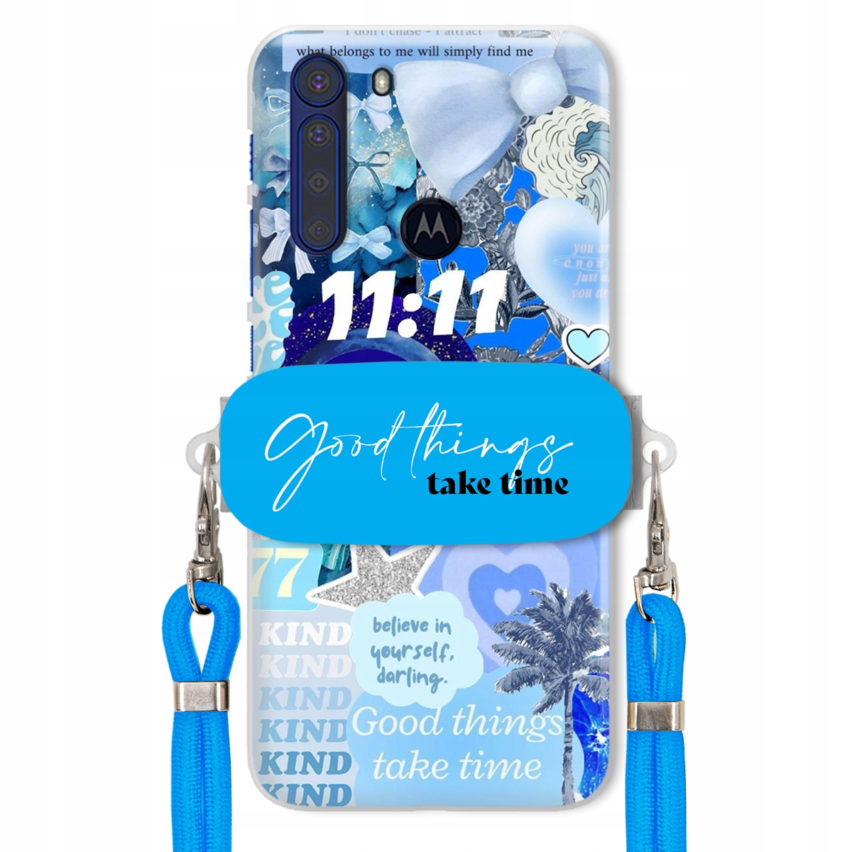 Puzdro pre Motorola One Fusion Držiak Crossbody vodítko Good Things na dovolenku