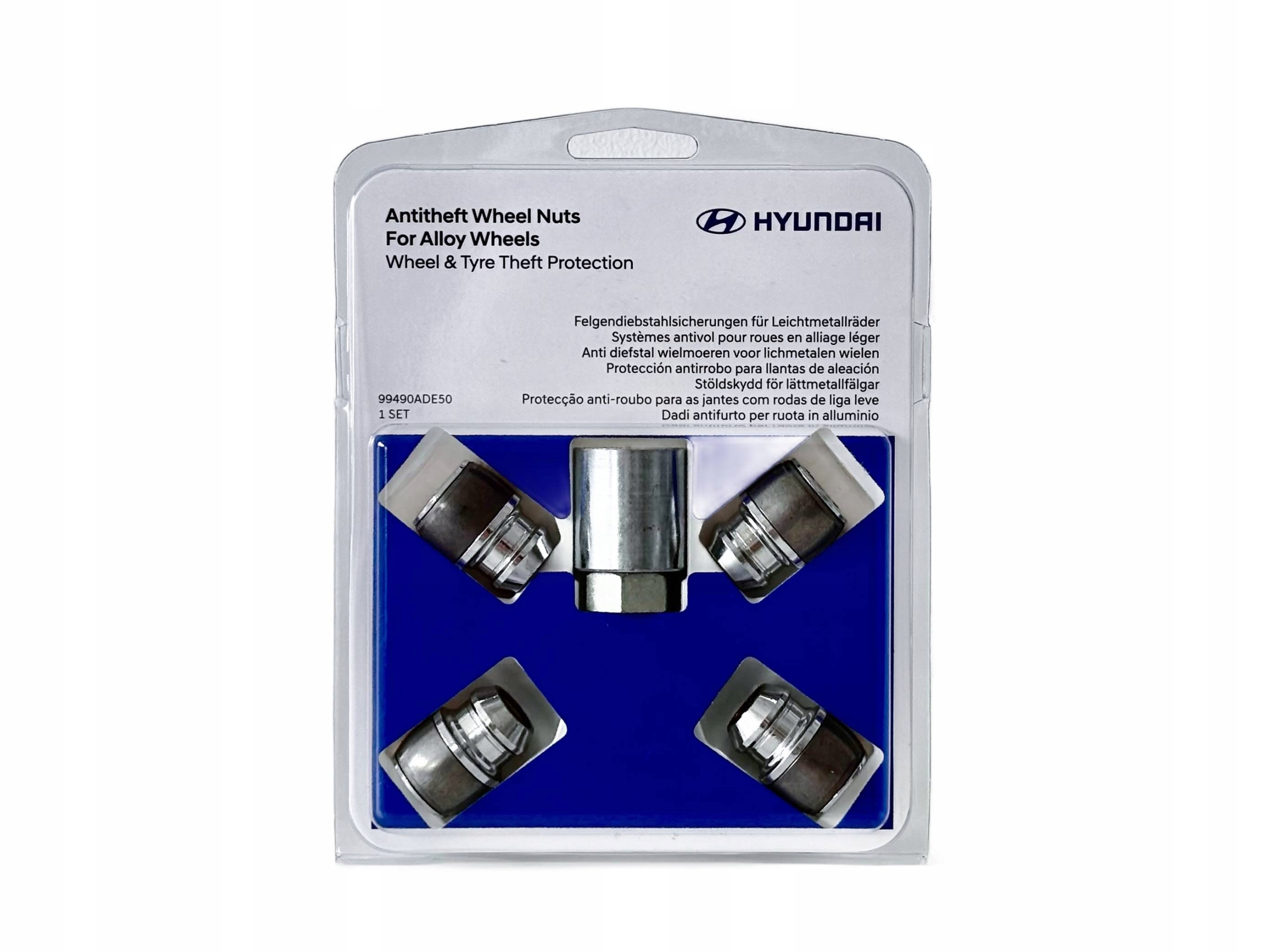 Oryginalne śruby zabezpieczające koła Hyundai