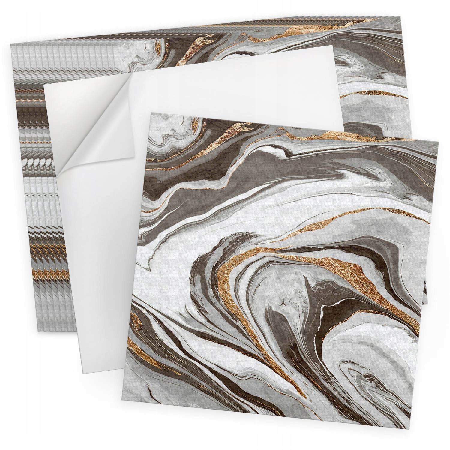 Sada Pvc vinylových dlaždic 20 ks 20x20 cm Vlny abstraktních vzorů