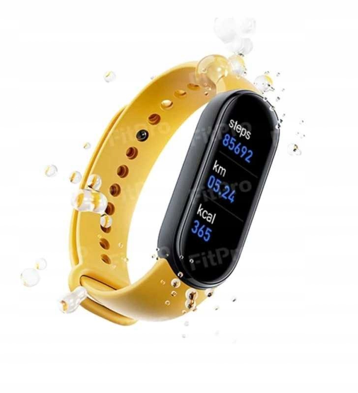 Zegarek męski SMARTBAND SMARTWATCH M6 SMS PULS PL Materiał paska guma