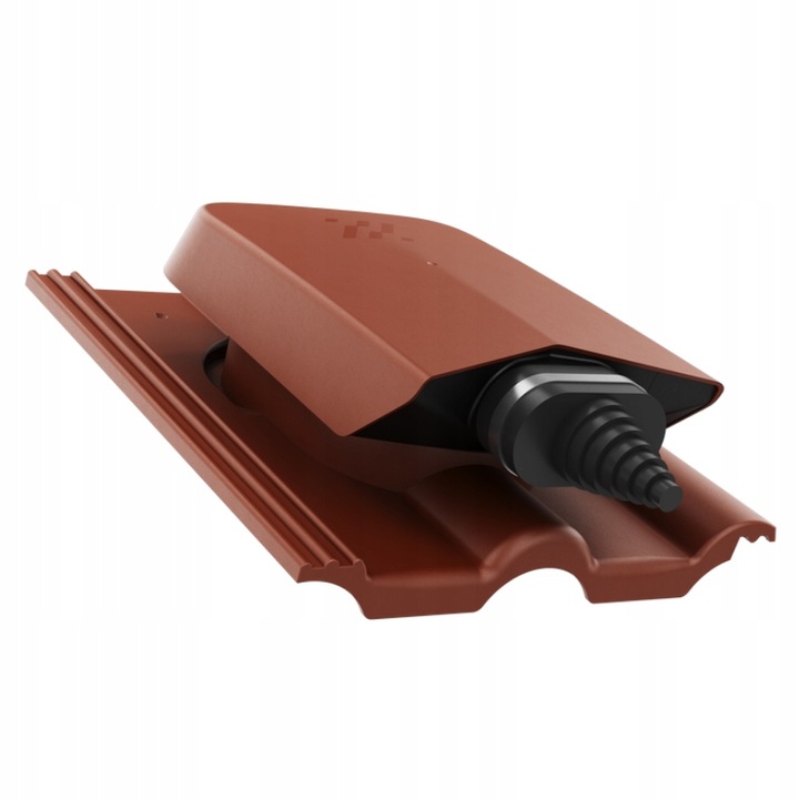 Solární Přechodová Taška Braas Románský Kaštan