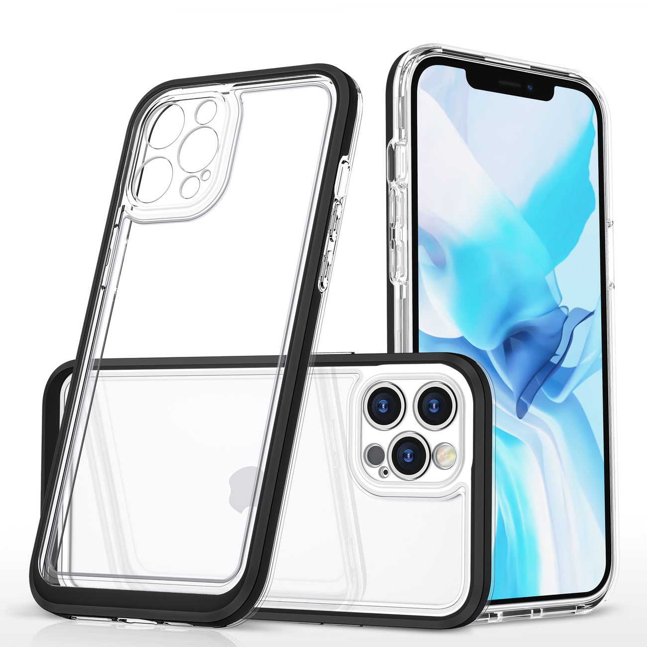 Etui silikonowe 3w1 do iPhone 12 Pro Max futerał