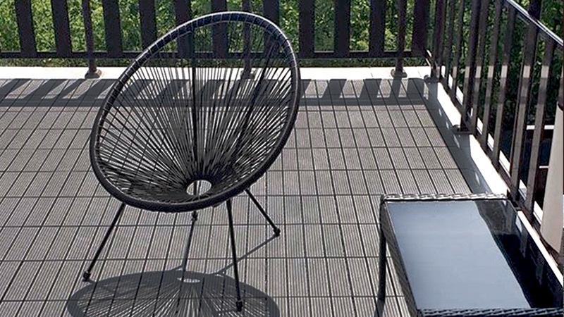 Podest Tarasowy Kompozytowy Boczny 3D Miodowy Teak Długość 0.3 m