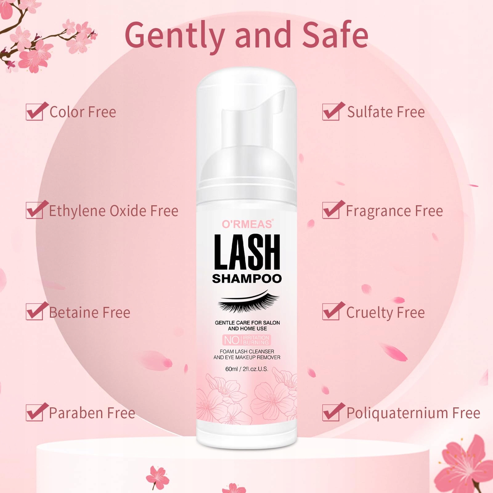 Short Version: LASH SHAMPOO 60ML for Eyelash Extensions with Brush — miniatura 3