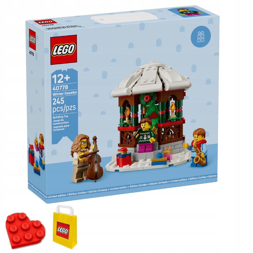 Lego 40778 Zimní Altán Gazebo Vánoce, Vánoce, Nové