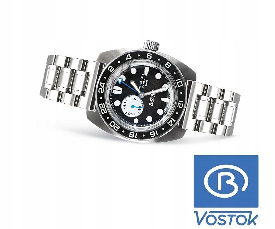 Hodinky Vostok Automatik 2426.12 Gmt Amphibia 17036B Batman