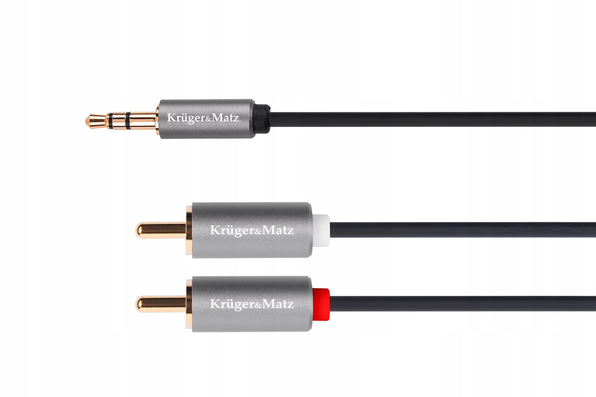 

Kabel jack 3.5 stereo 2RCA 1.8m KrugerMatz Basic