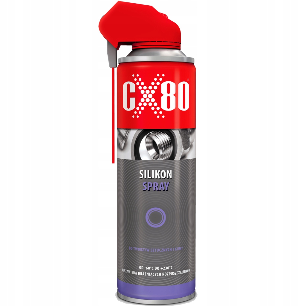 

CX80 Silikon Spray Bezbarwny Do Gumy Plastiku Duo