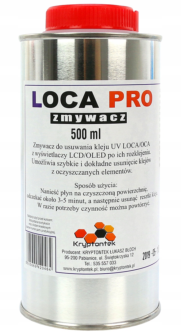 

Dyspergator Zmywacz Do Kleju Oca Loca Pro 500ml M
