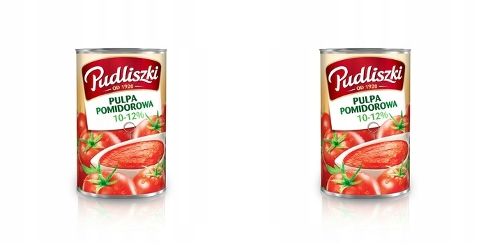 Levně 2 x 4100 g Pudliszki Rajčatová polpa