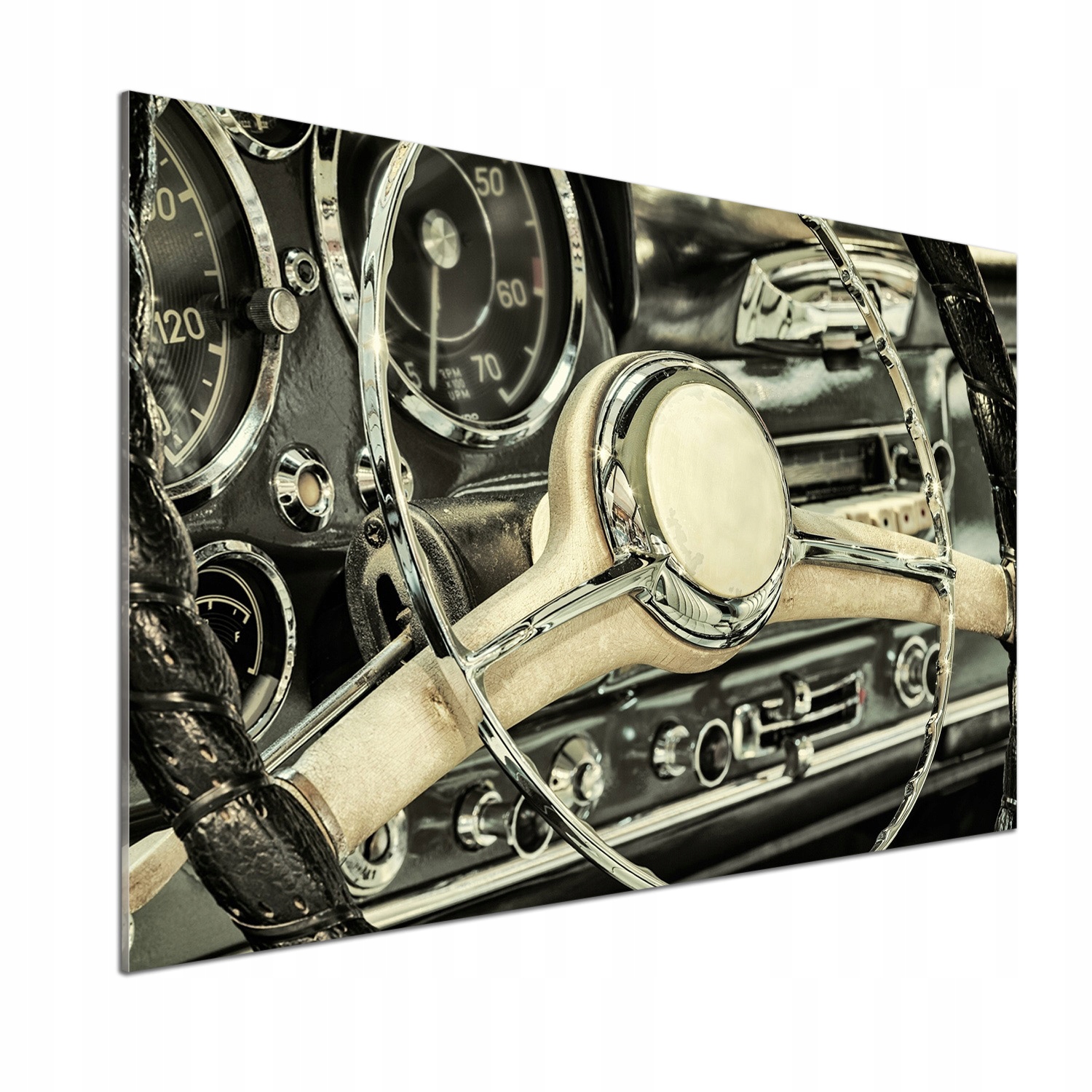 Panel lacobel Kabriolet volant 100x70 cm Lepidlo
