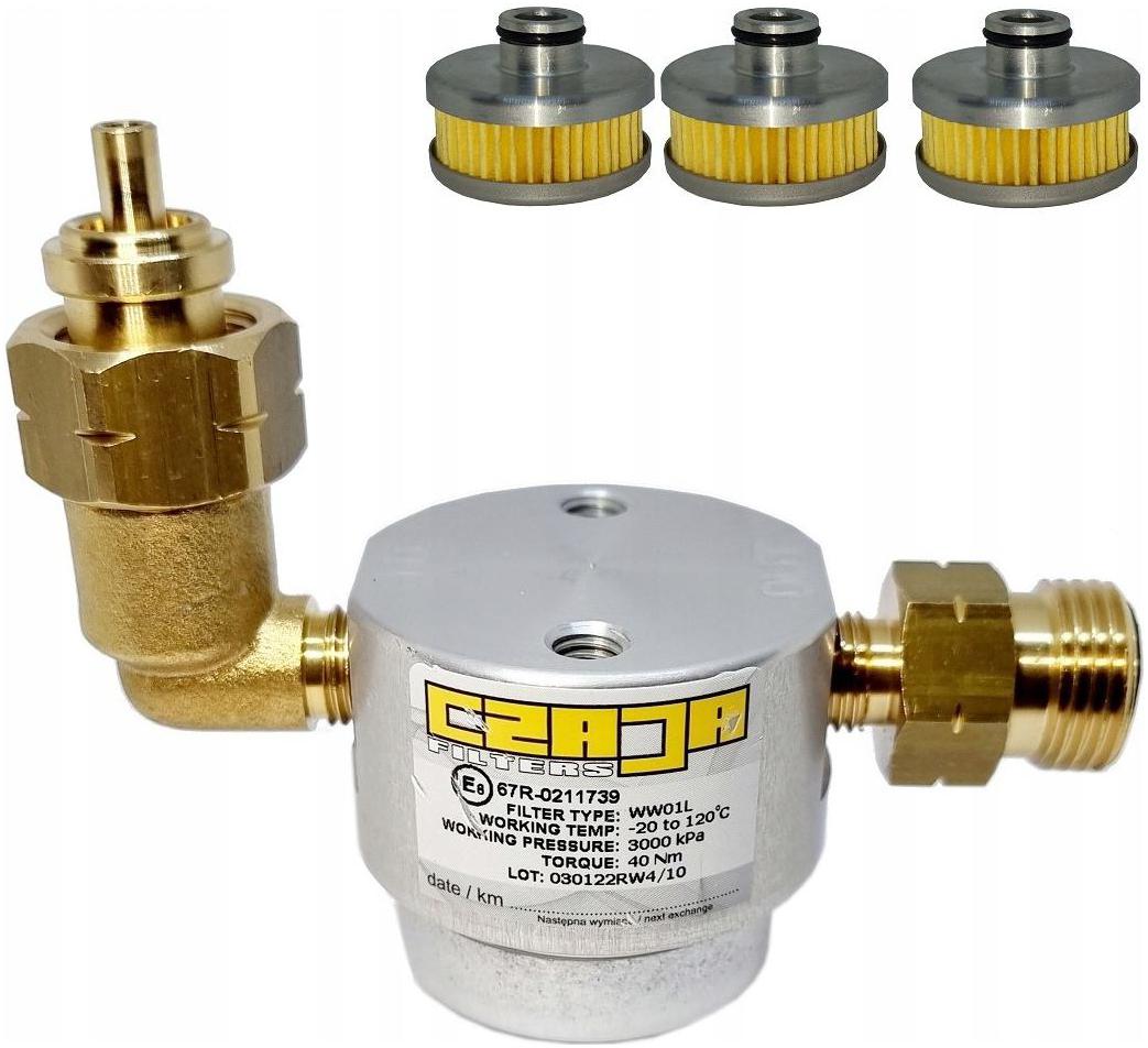 Filtr do lahve Lpg 11 kg obytný vůz s vidlicí