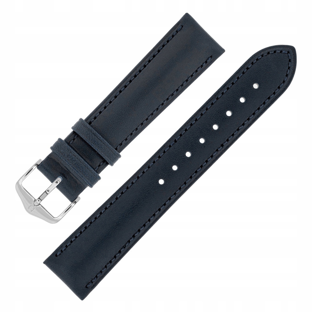 Pásek k hodinkám Hirsch 01002080-2-18 modrý 18 mm