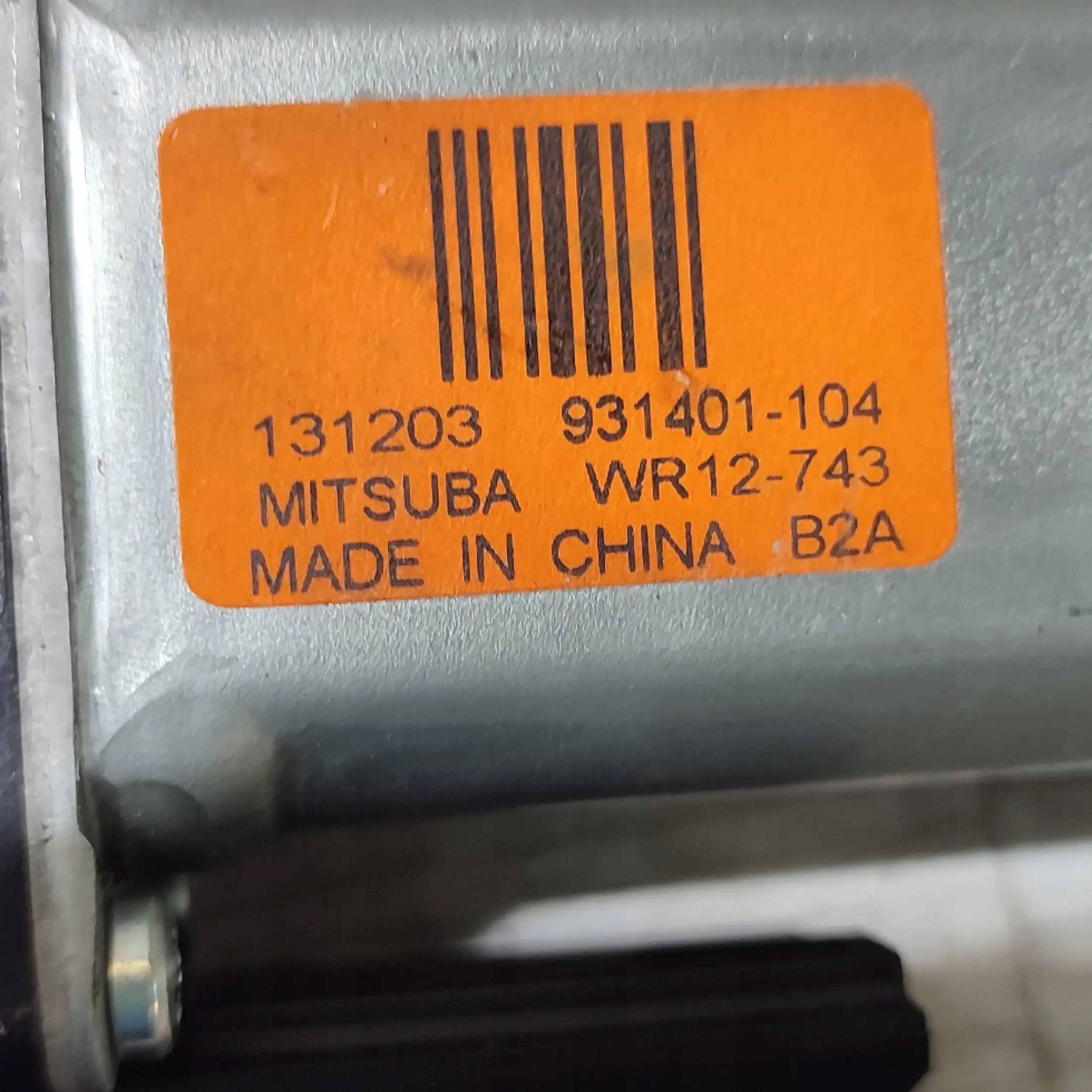 Jeep Cherokee KL 15r. 2.0d mini motor of the window windows right front