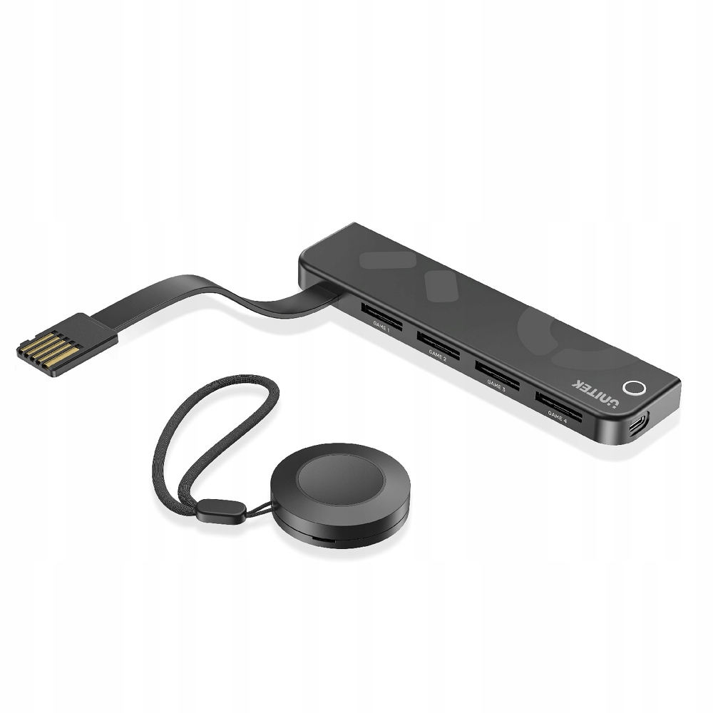 Unitek Czytnik 4 kart Nintendo Switch pilot