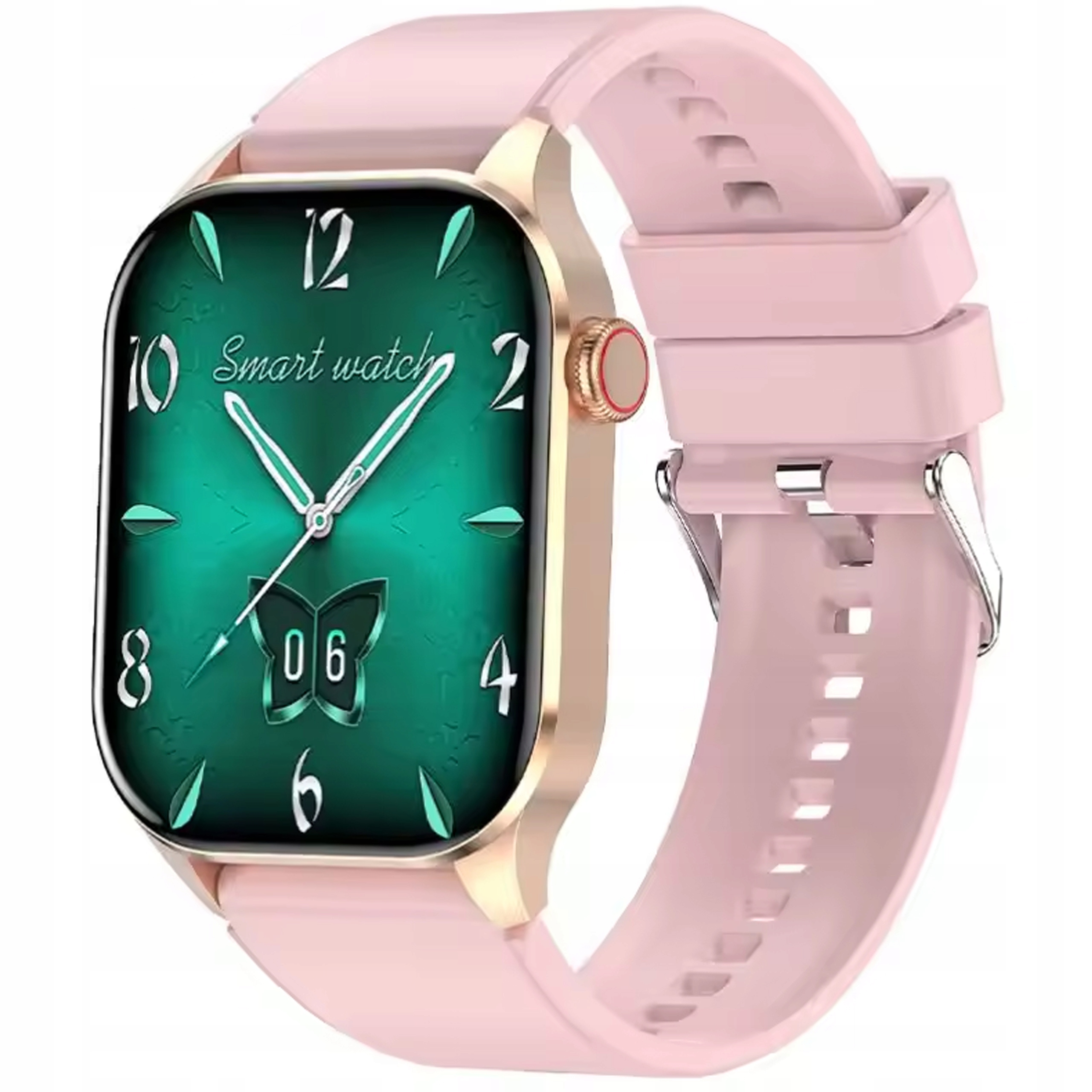 Smartwatch Wodoodporny Rozmowy Różowy Damski Sportowy Menu Pl Różowy Amoled