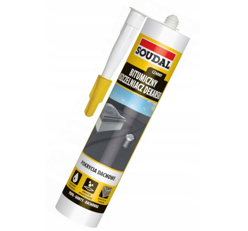 

Soudal Bitumiczny Uszczelniacz Dekarski Czarny