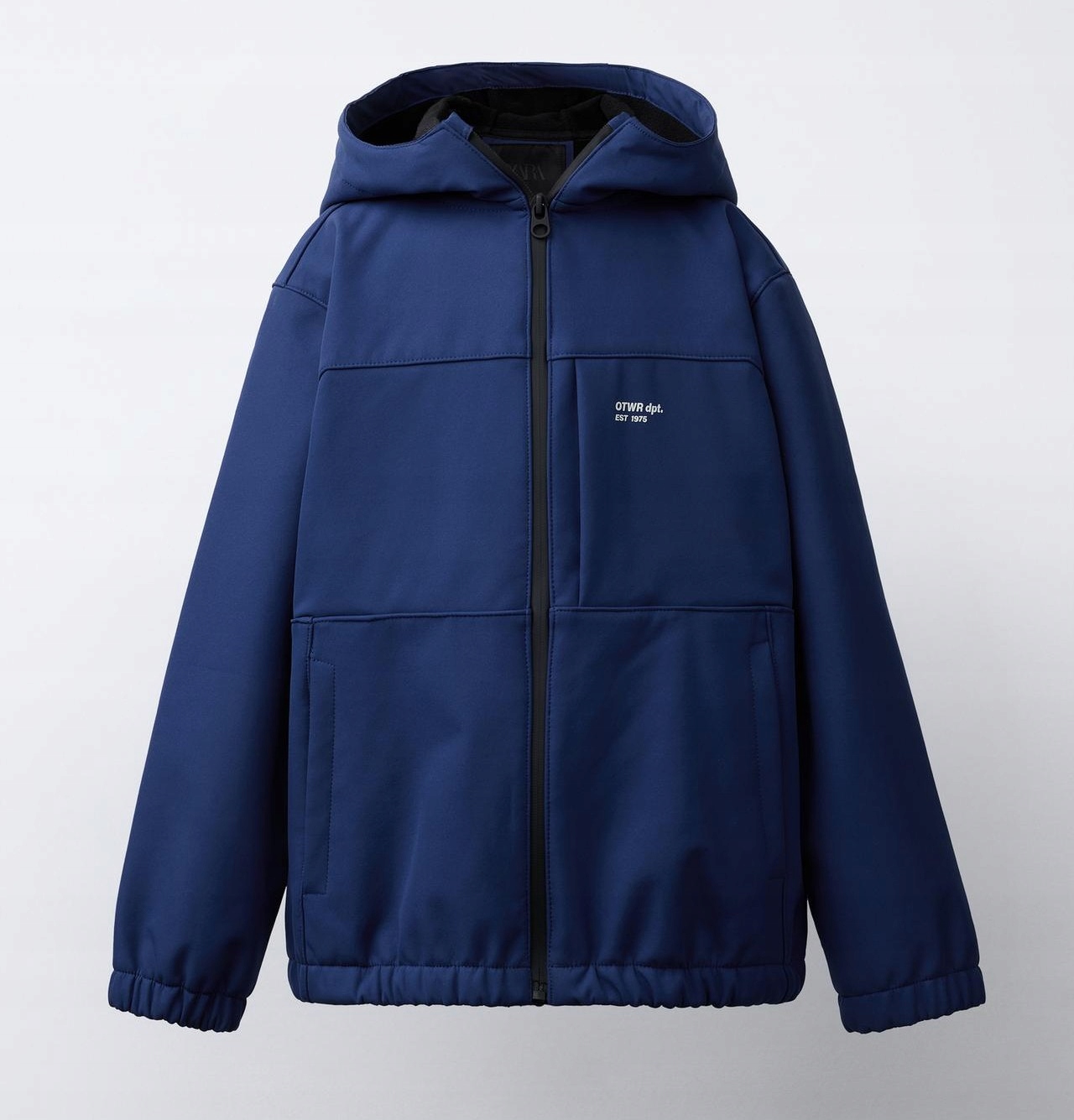 Zara kurtka softshell chłopięca przejściowa niebieska 140 wodoodporna
