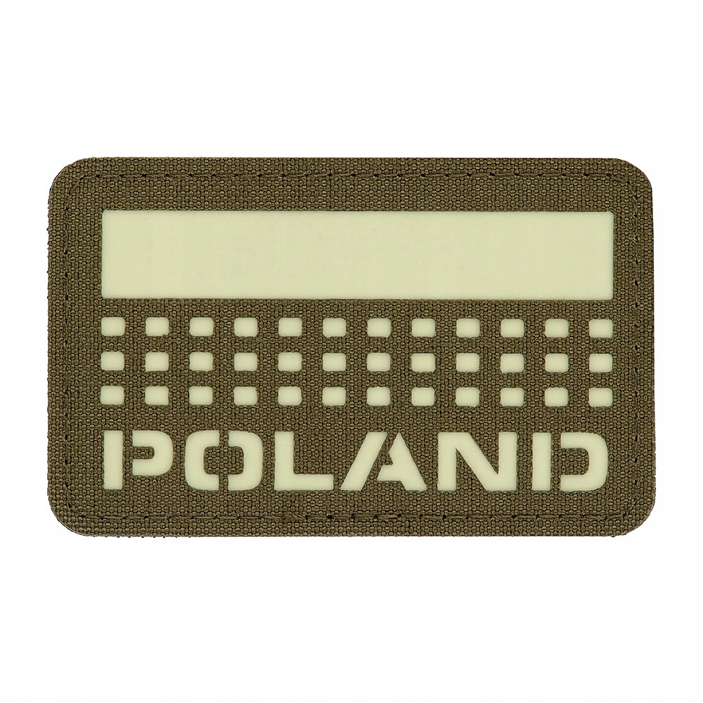 M-Tac Naszywka Na Rzep Pvc Poland (z Flagą) 50 mm x 80 mm Laser Cut Rg/gid
