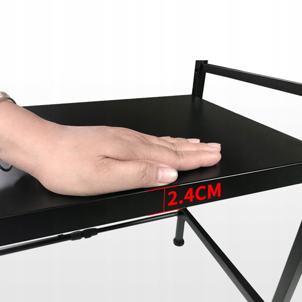 1 ZESTAW DWUPOKŁADOWYCH, BEZŚLADOWYCH REGAŁÓW DO PRZECHOWYWANIA Liczba poziomów 2