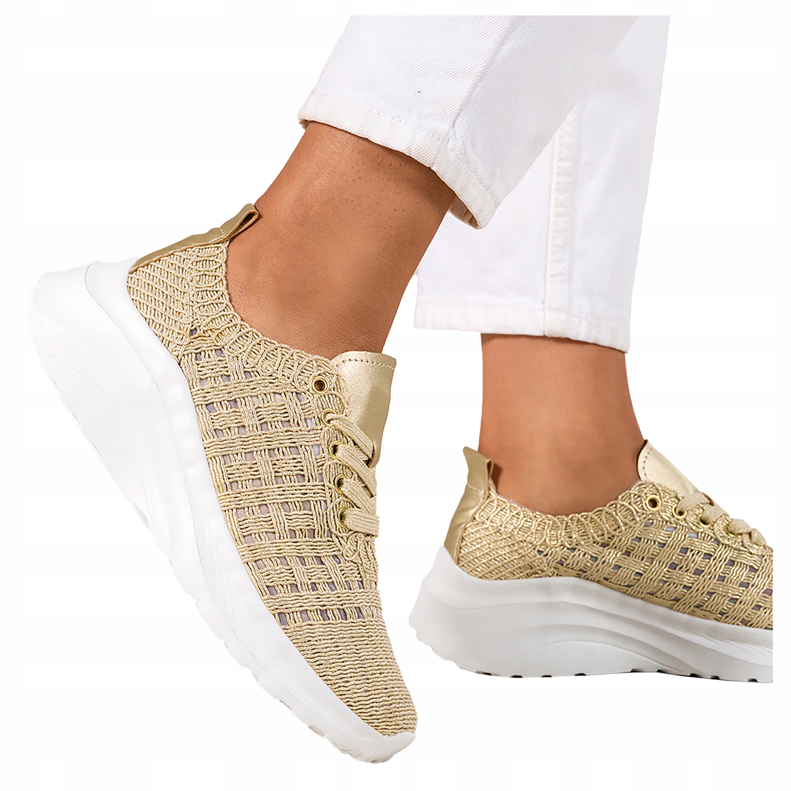 Zlaté Tenisky Dámská sportovní obuv na klínku, pohodlná, lehká, velikost 38