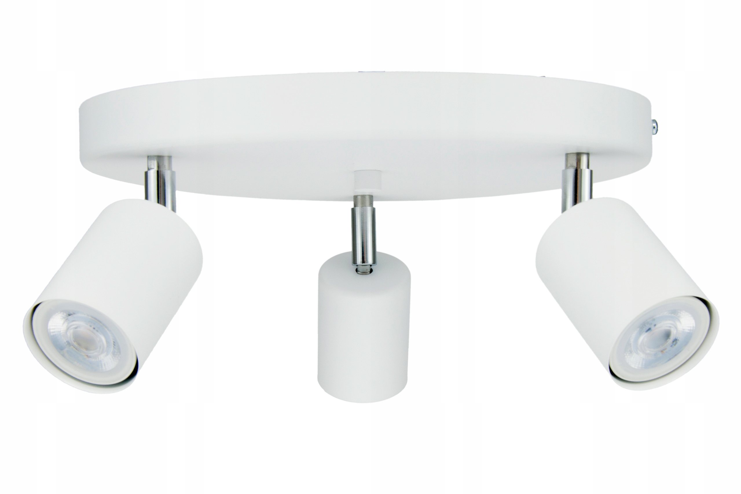 

Lampa Sufitowa Spot Plafon Okrągły 3x GU10 Biała
