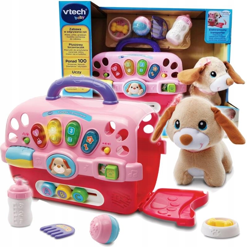 

Vtech Kuferek Transporterek z Pieskiem Interaktywn