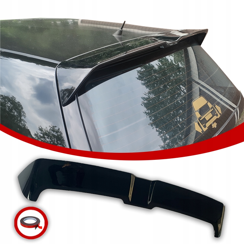 Golf 4 Letka Spoiler Doplněk Černý Lesk