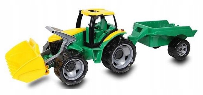 Lena Gigant Traktor z przyczepką i spychem
