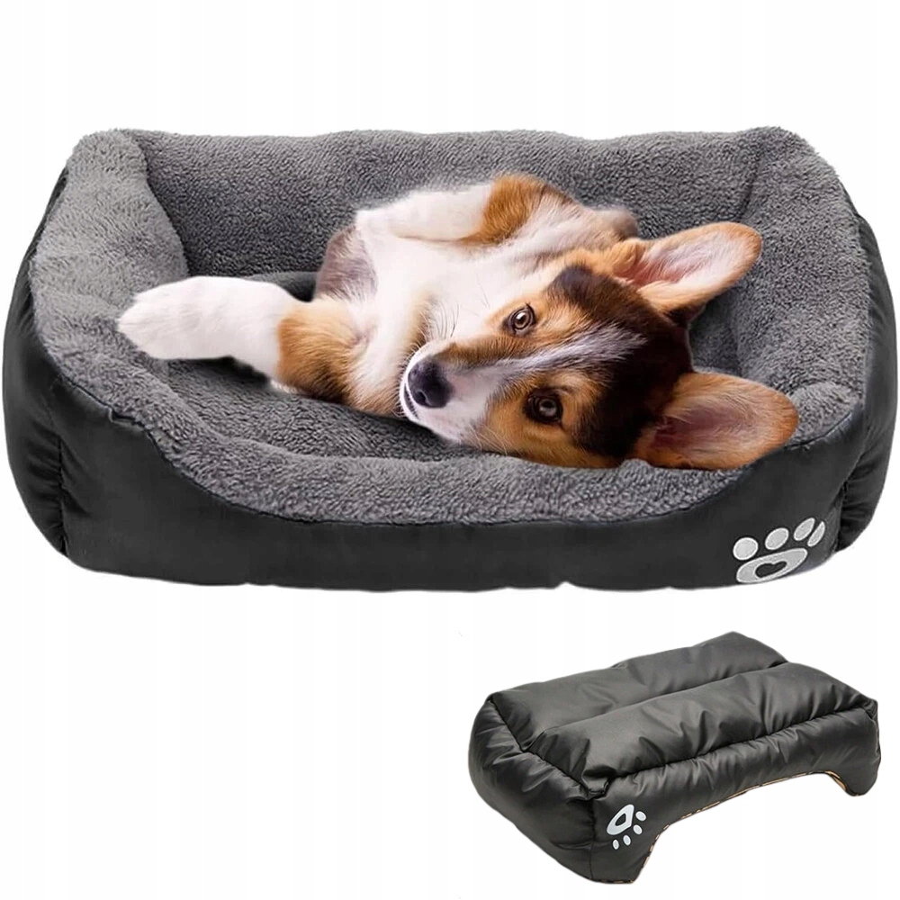 Levně polštář polštář matrace pohovka pro psa měkký pelíšek černý