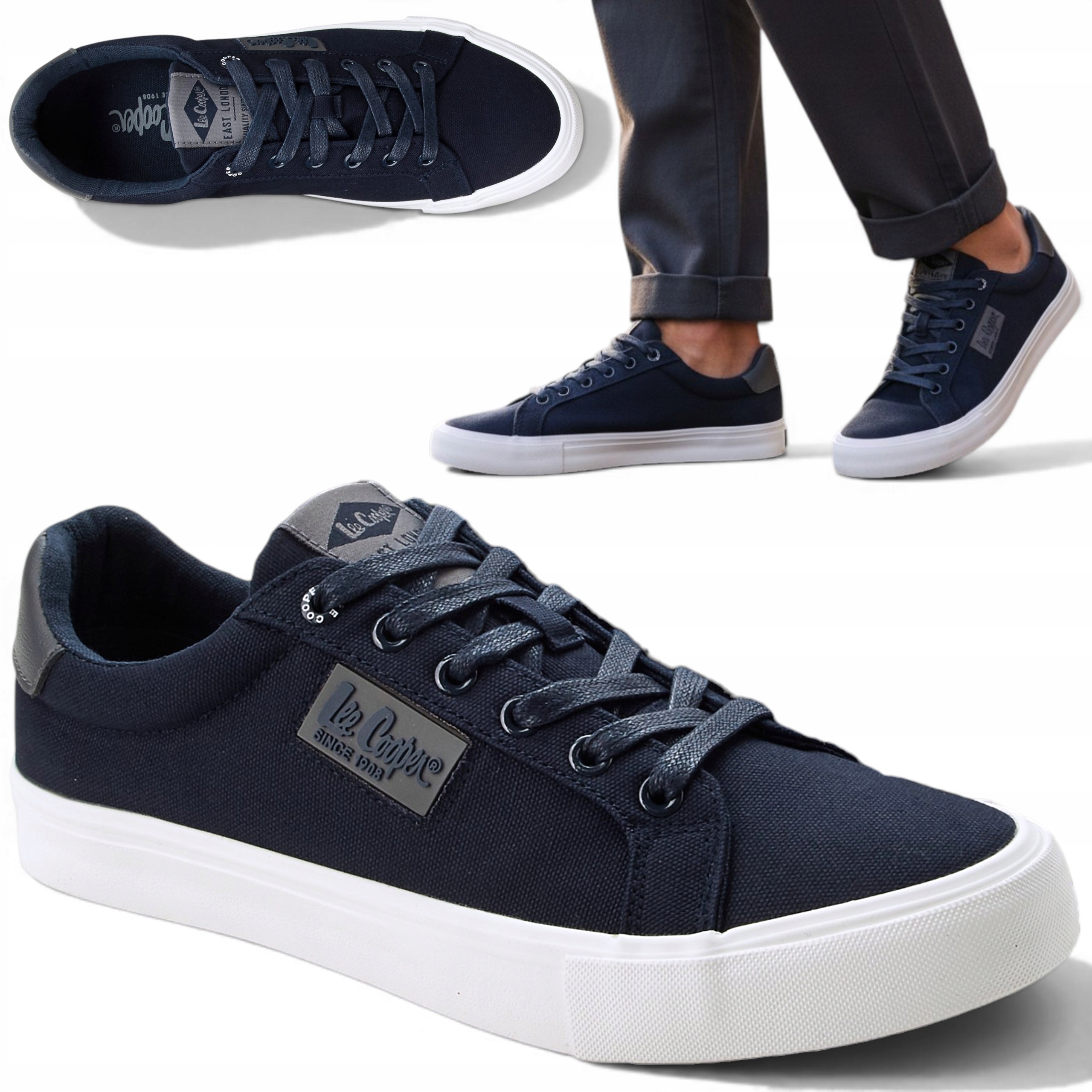 42 Lee Cooper Pánské tenisky Letní lehké šněrovací tenisky