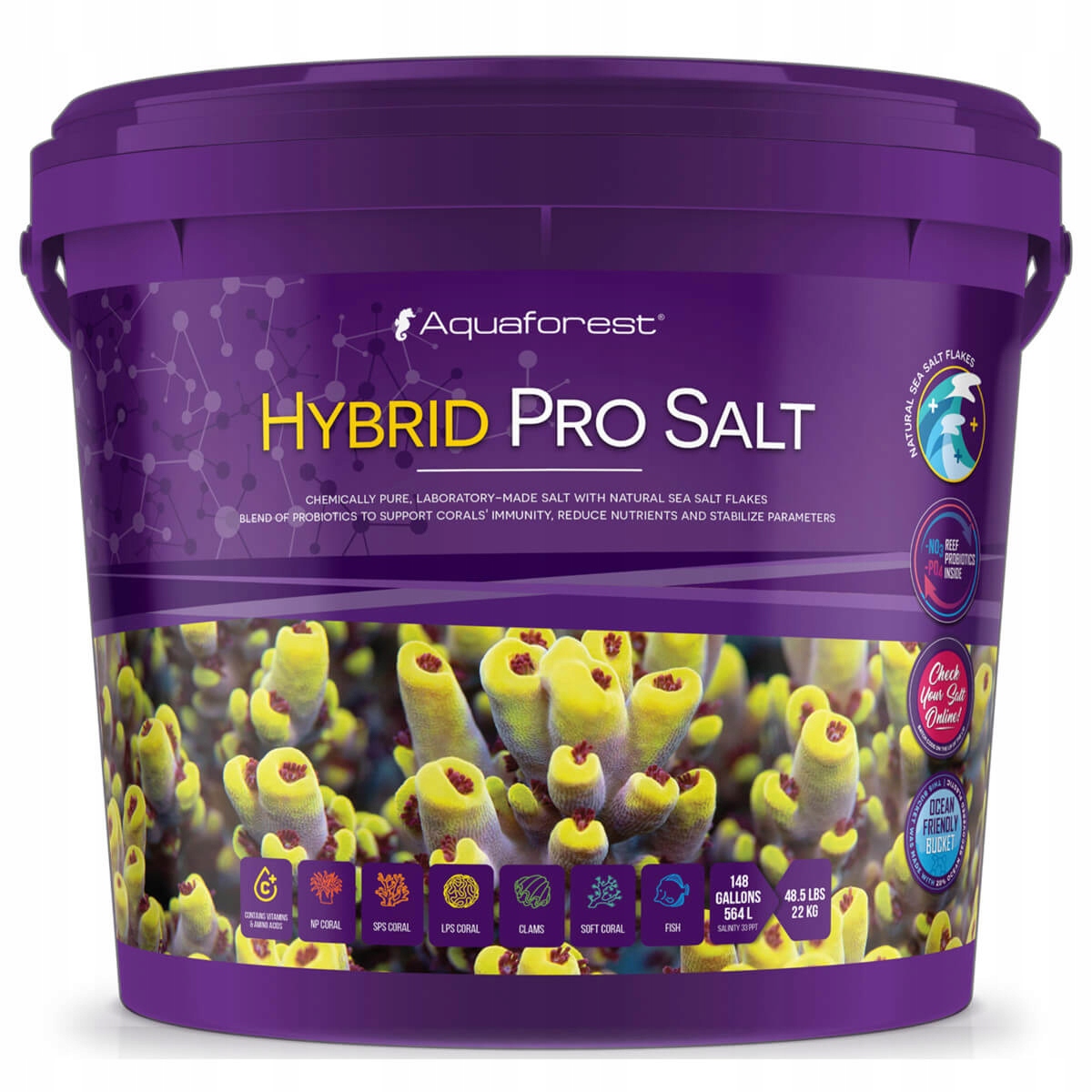 Aquaforest Hybrid Pro Salt 22kg - Sól morska