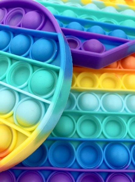STRES PUSH POP-IT BUBBLE FIDGET TOYS KOŁO GALAKTYK Marka inna