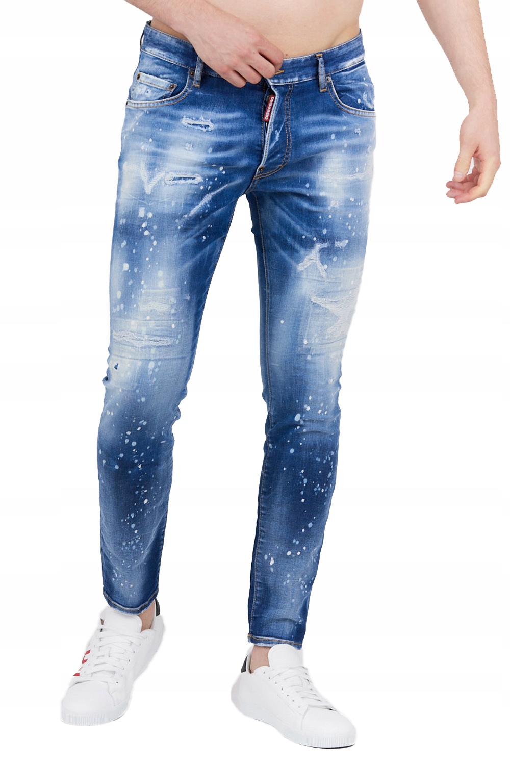 DSQUARED2 Modré džínsy SUPER TWINKY JEAN 54