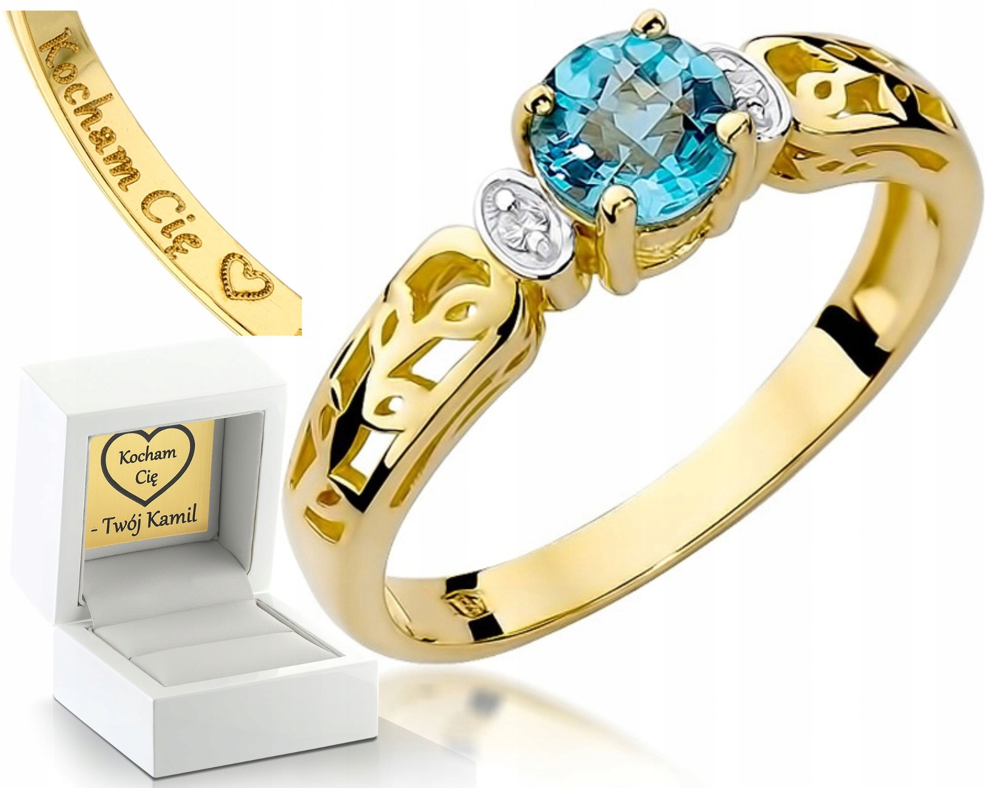 Prstýnek S Brilianty 585 Gravírování Bonus