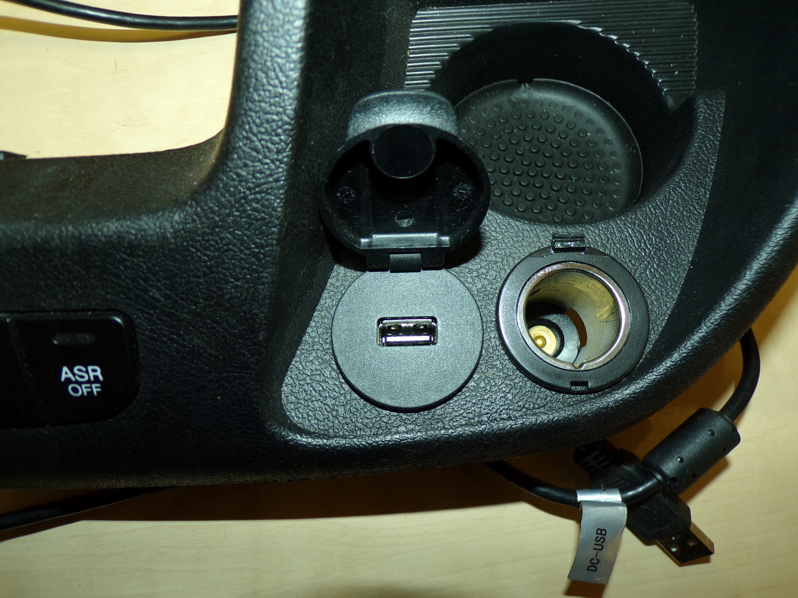 BOXER JUMPER DUCATO 14- PANEL Leuchten des warnblickschalters Z USB ASR