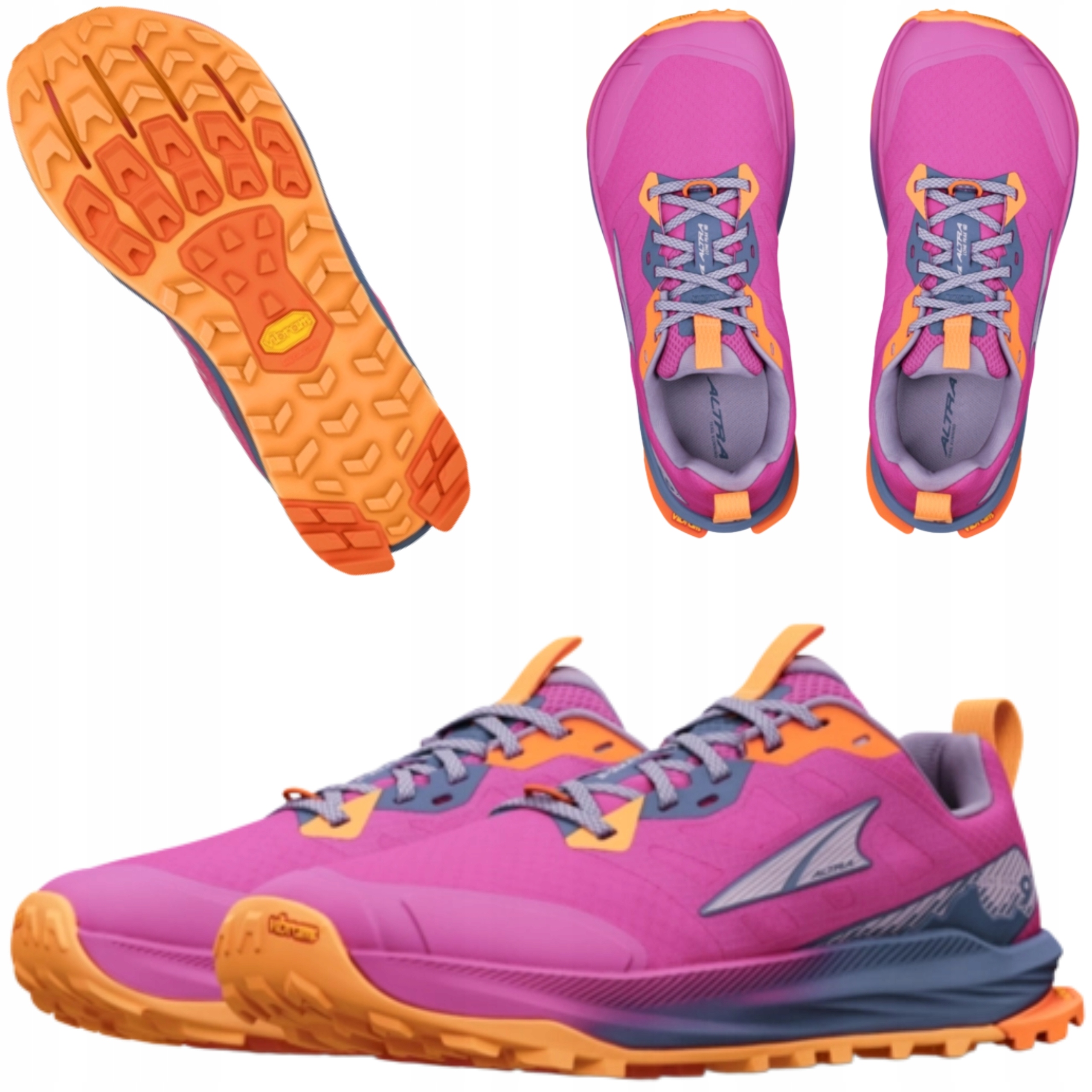 Buty Sportowe do Biegania Damskie Altra Lone Peak 9+ Różówe/Fioletowe 37,5