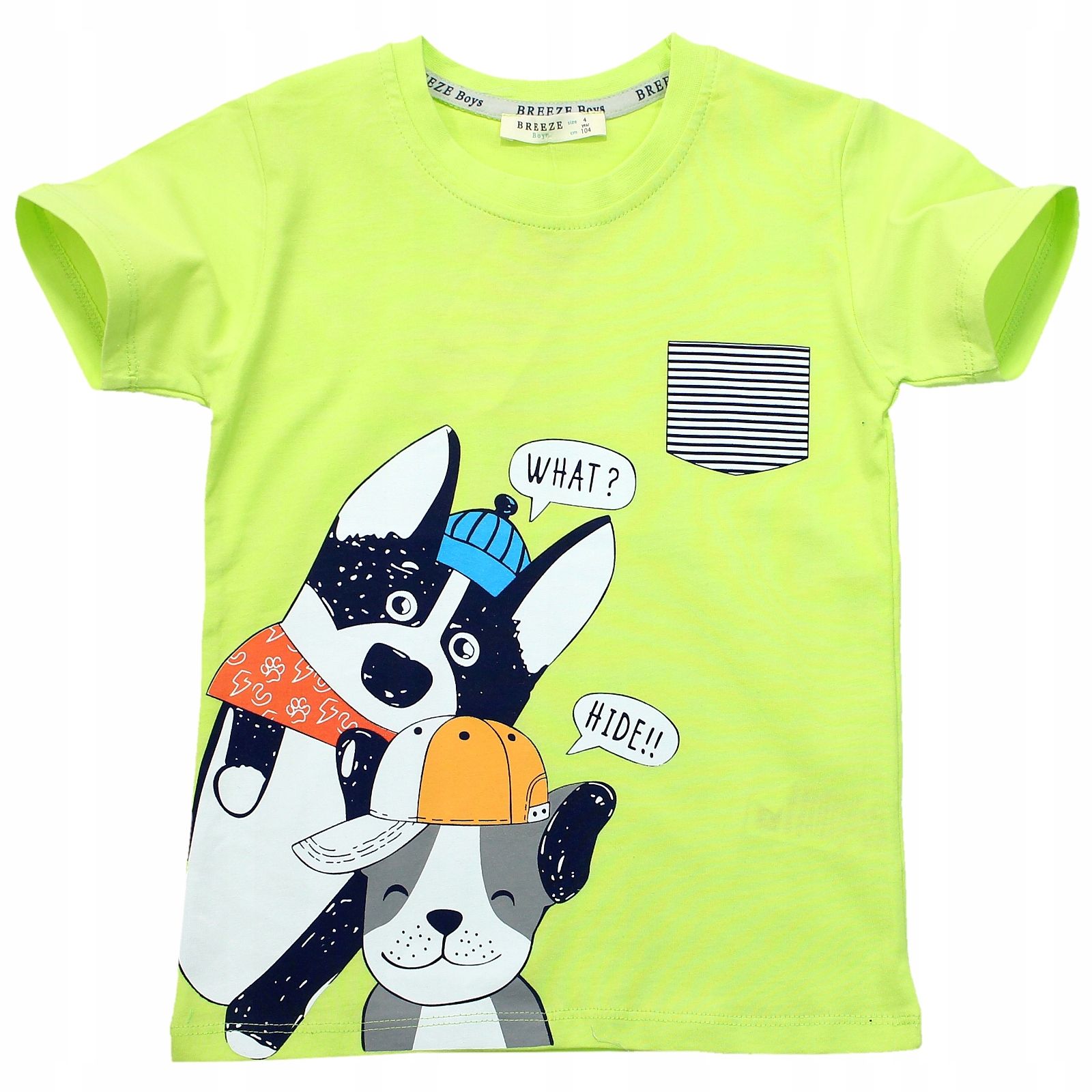 

T-shirt Koszulka Nadruk Pieski Bawełna Rękawek 104