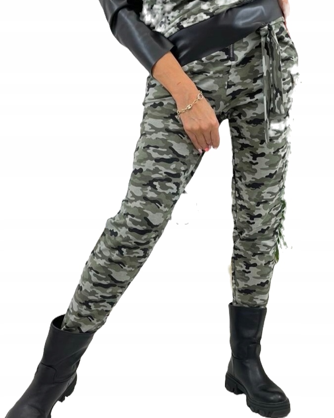 Světle zeleň maskáčový kalhoty La..mu L/XL 3