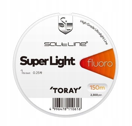150M Japoński Fluorocarbon Toray SaltLine Light Fluoro 4 Lb 0,165mm