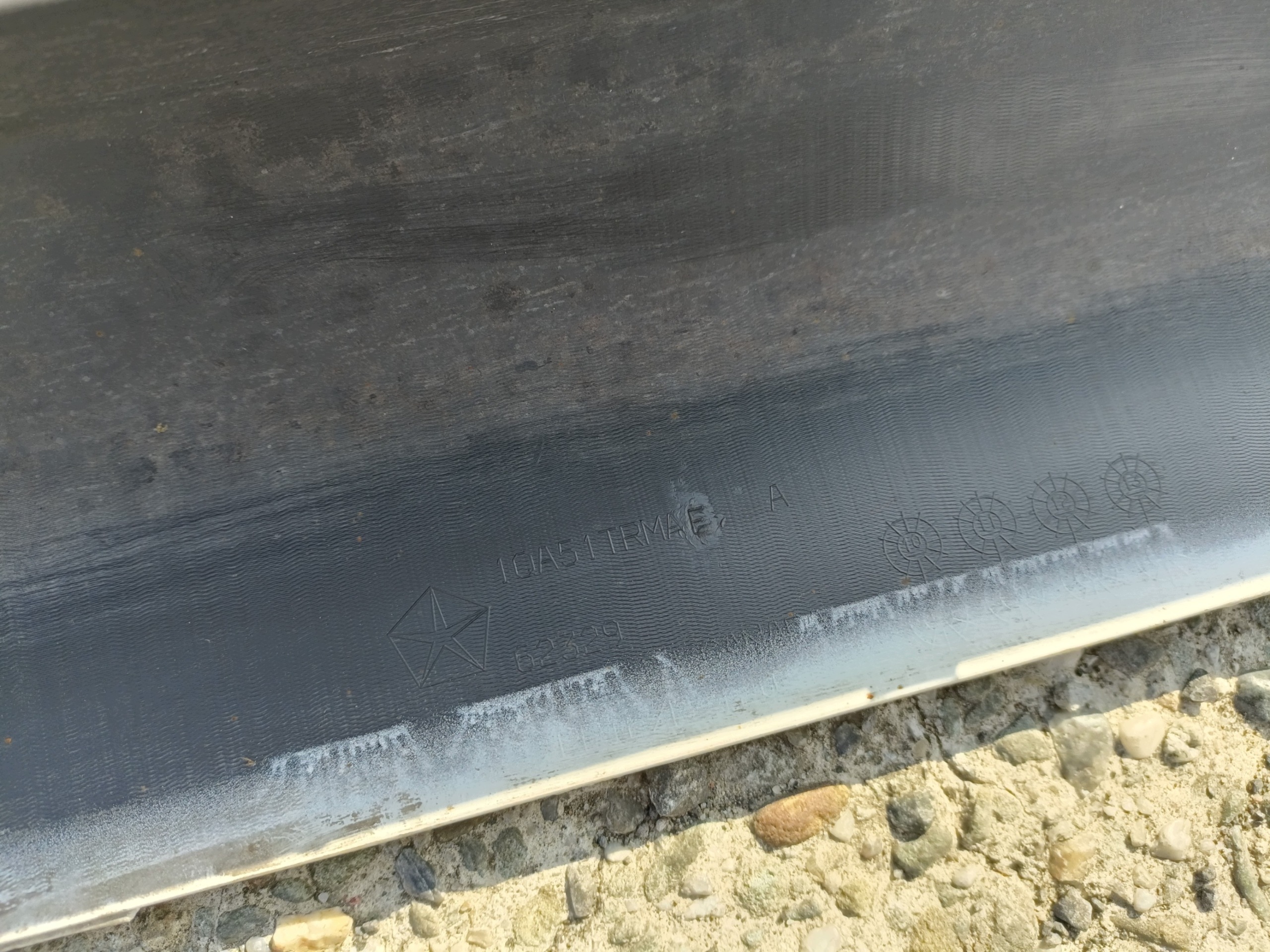 DODGE CHARGER 2019- left moulding threshold original PW7 1QA51TRMAE